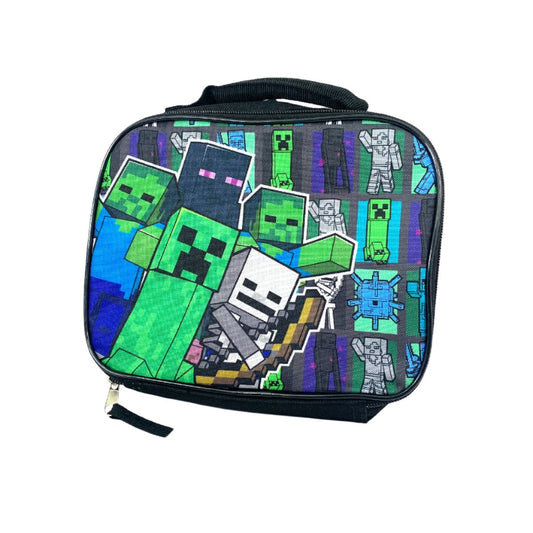 Minecraft Creeper Soft Lunchbox (5 Characters)