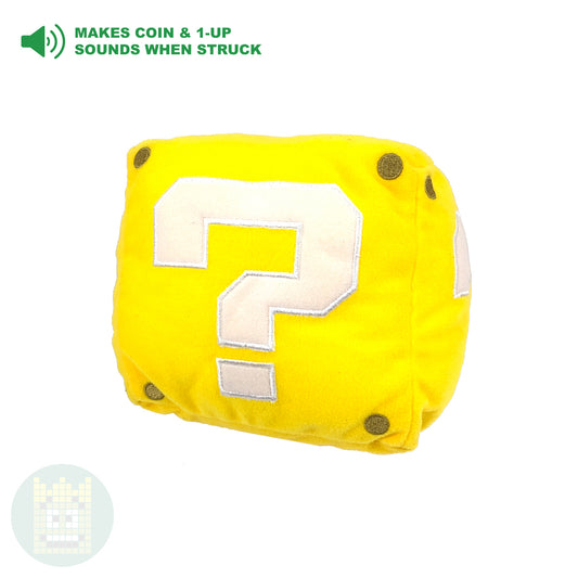 Super Mario Question Block Plushy w/ Sound