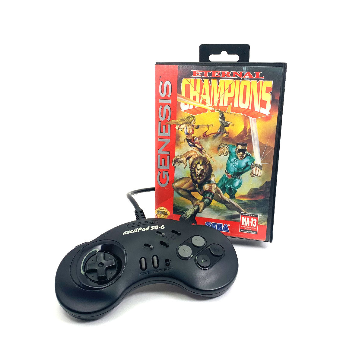 Eternal Champions w/ asciiPad SG-6 Controller