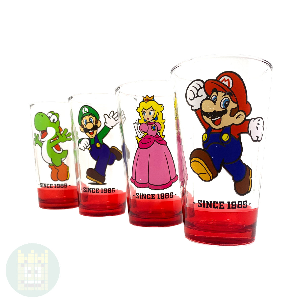 Super Mario Glass Set 16fl oz.