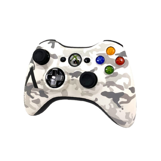 Wireless Xbox 360 Controller w/ Transforming D-Pad (Arctic Camo)