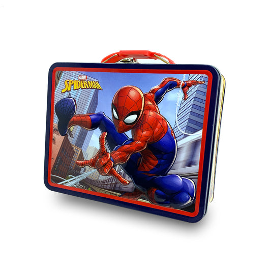 Spider-Man Embossed Tin Lunch Box 8x6x3