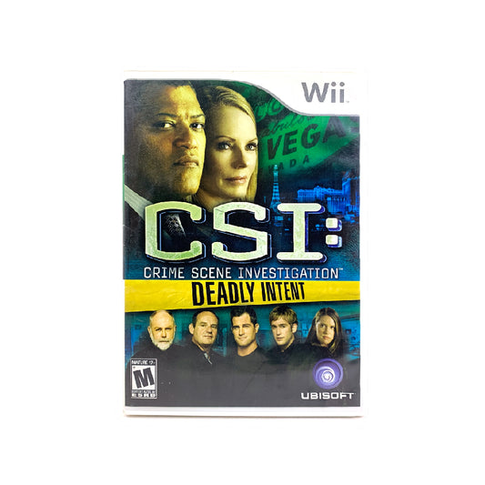 CSI: Deadly Intent