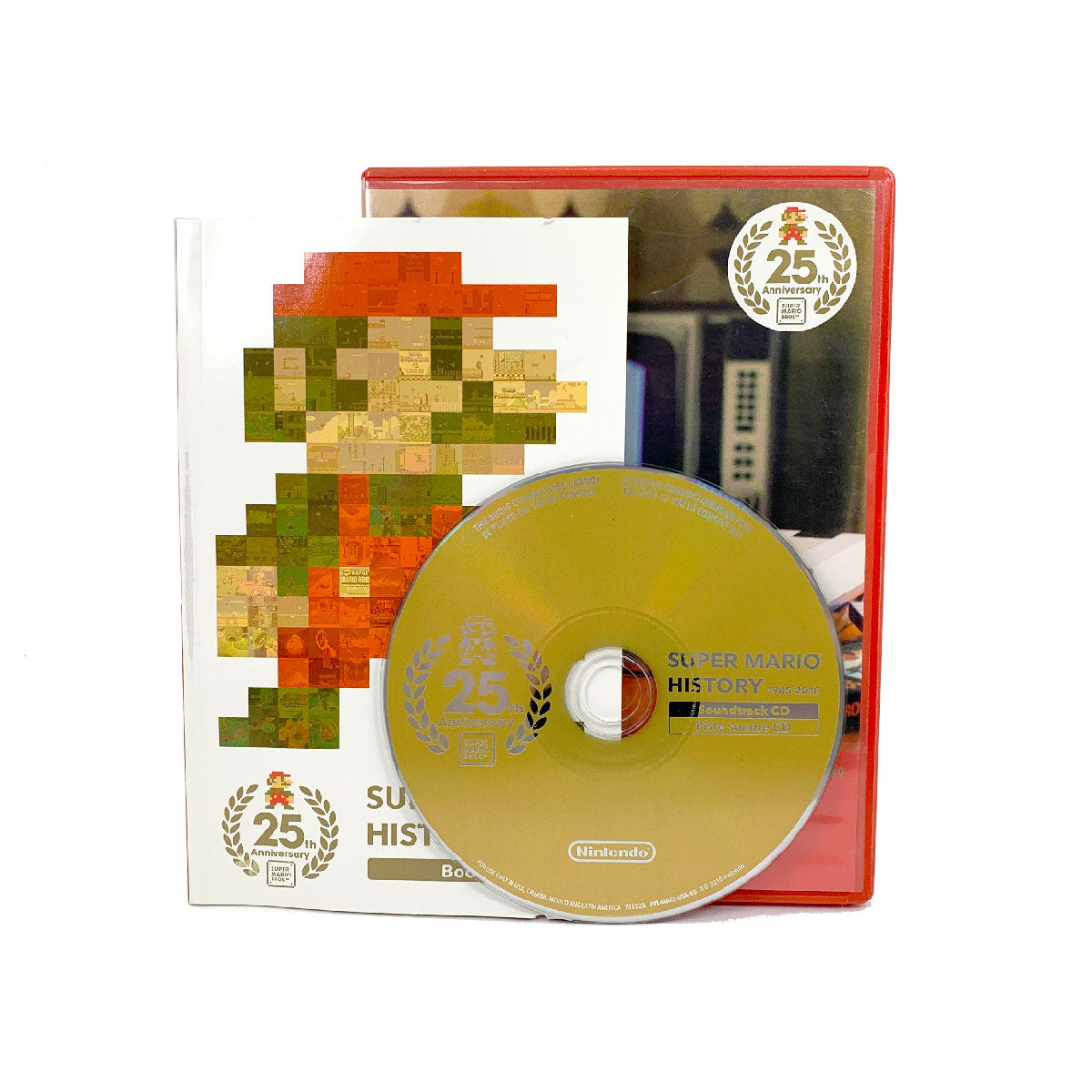 Super Mario History 1985-2010 25th Anniversary Sound Track Music Cd