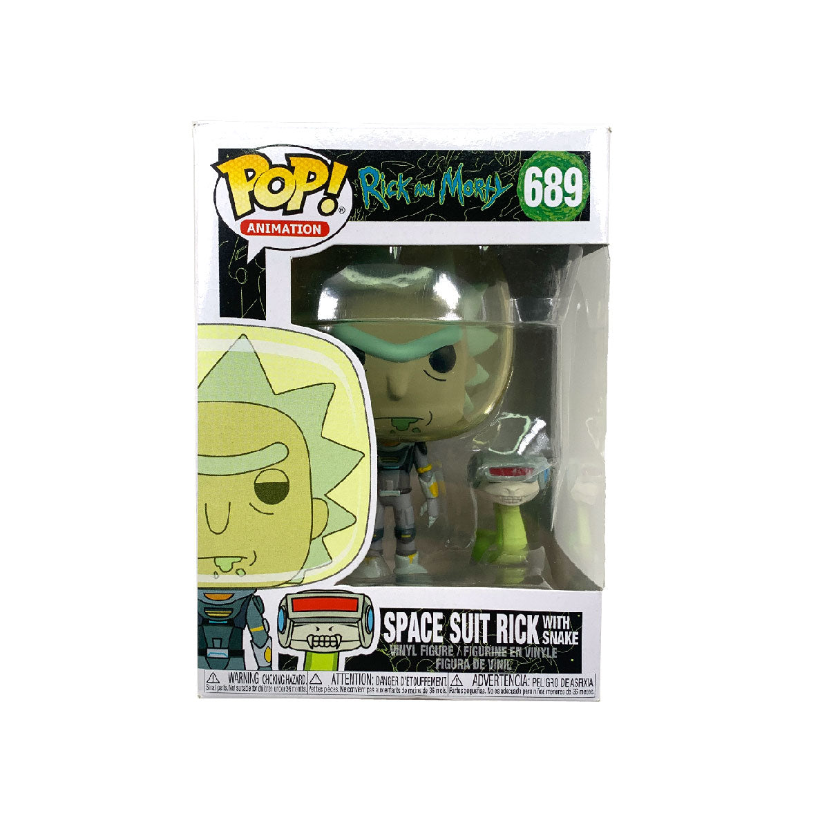 Space Suit Rick w/ Snake #689 Pop! Rick & Morty Figure