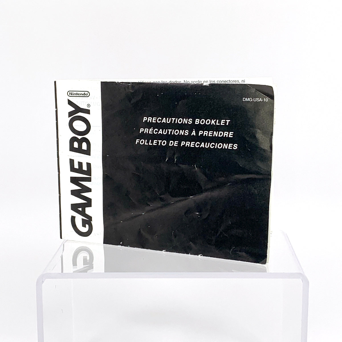 Game Boy Precautions Booklet